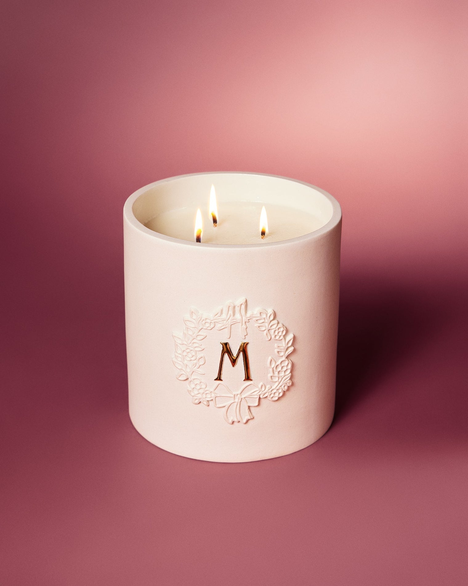 Scented candle 800g | No. 1 Smokey Rose