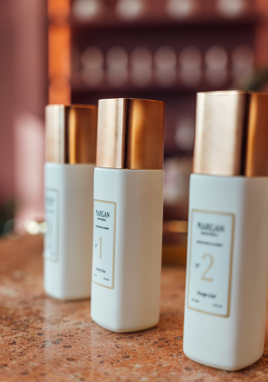 Rituel huile corporelle parfumée